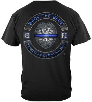 Back the Blue Law Enforcement T-Shirt - FREE Shipping!