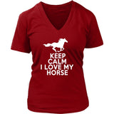 T-shirt - Keep Calm I Love My Horse