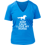 T-shirt - Keep Calm I Love My Horse