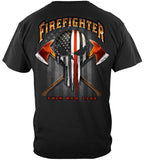 American Pride Firefighter Skull of Freedom T-Shirt- FREE Shipping!