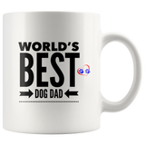 World's Best Dog Dad Coffee Mug