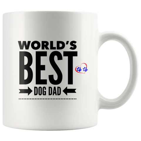 World's Best Dog Dad Coffee Mug