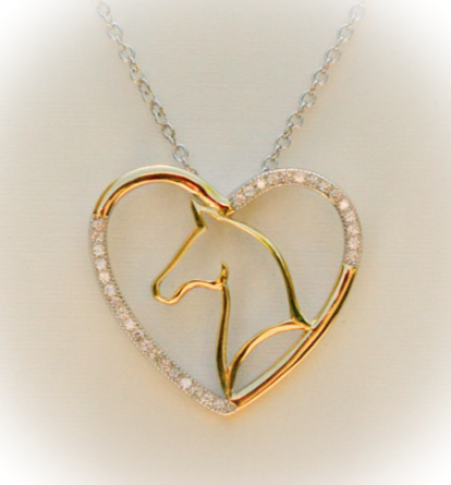 Golden Horse Necklace