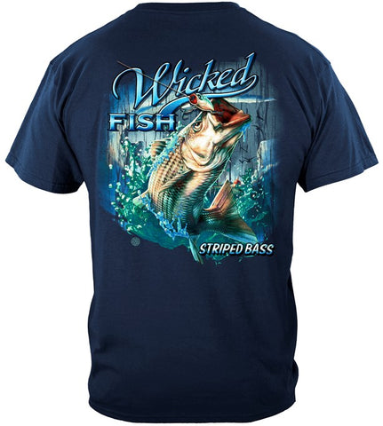 Wild Stripped Bass Shirt - Free Shipping