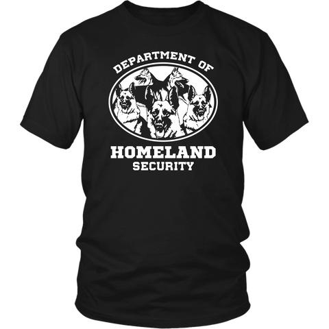 German Shepherd Department of Homeland Security Shirt