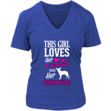 This Girls Loves Husband and Chihuahuas Shirt