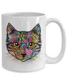 Cat of Many Colors mug