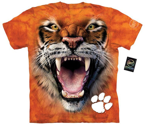 Collegiate Shirt - Big Face Clemson Tiger