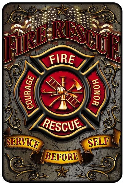 Fire Rescue Sign – Tees Are Me