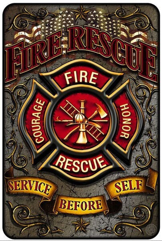 Firefighter Shirt - Fire Rescue Sign