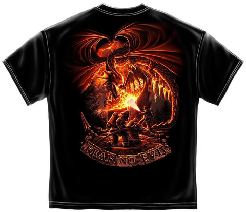 Firefighter Shirt - Firefighter Fear No Evil Dragon