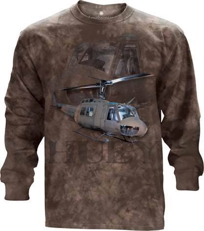 Flight Shirt - Huey Helicopter Long Sleeve