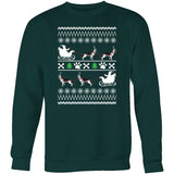 German Shepherd Shirt - German Shepherd Ugly Christmas Sweater Design