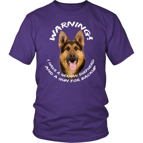 German Shepherd Shirt - German Shepherd Warning
