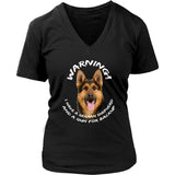 German Shepherd Shirt - German Shepherd Warning (clearance) Size Small