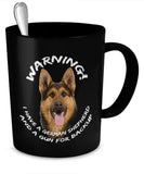 German Shepherd Shirt - German Shepherd Warning Mug