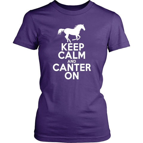Horse Shirt - Keep Calm And Canter On