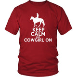 Horse Shirt - Keep Calm And CowGirl On