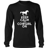 Horse Shirt - Keep Calm & CowGirl On