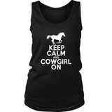 Horse Shirt - Keep Calm & CowGirl On