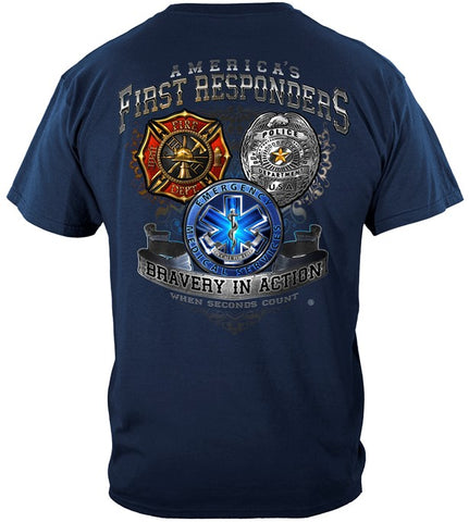 America's First Responders Premium T-Shirt - FREE Shipping!