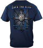 Back the Blue Matthew 5:9 Christian Shirt Premium T-Shirt - FREE Shipping!