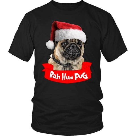 Pug Shirt - Bah Hum Pug